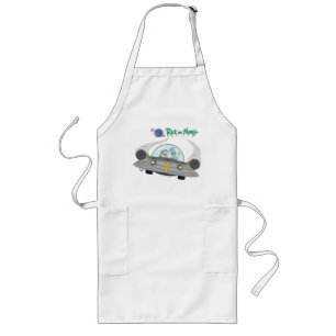 Tablier Long RICK AND MORTY™   Flying Off In Space Ship