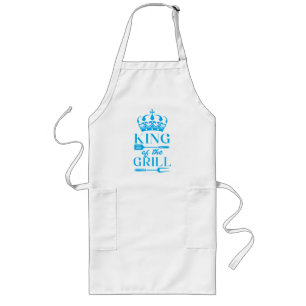 Tablier Long Roi du Grill (personnalisable)