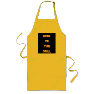 TABLIER LONG ROI OF THE GRILL APRON
