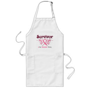 Tablier Long Ruban de tribal de survivant de cancer du sein