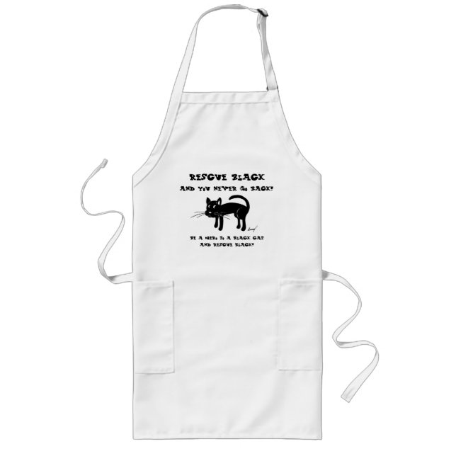 Tablier Long Secourir Black Cats Apron (Devant)
