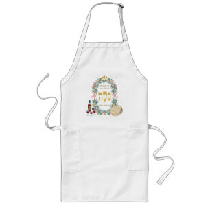 Tablier Long Séder de Pâque Kosher Matzah Pesach Zazzle