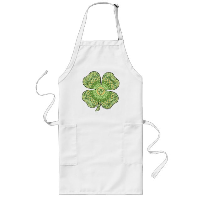 Tablier Long Shamrock celte Apron (Devant)