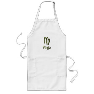 Tablier Long Signe astrologique Virgo Zodiac couleur Pick