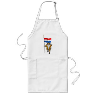 Tablier Long Sinterklaas Avec Ensigne De Pays-Bas