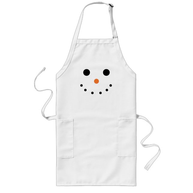 Tablier Long Snowman Apron (Devant)