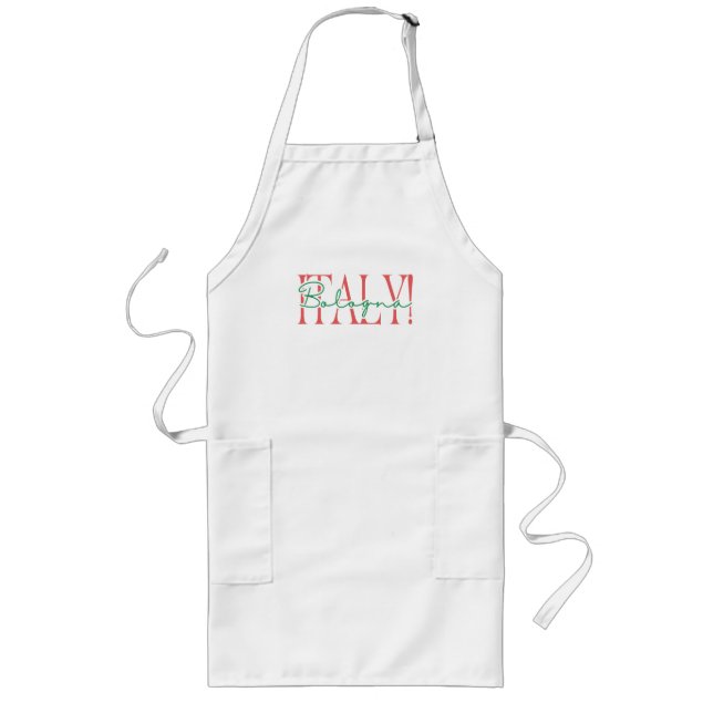 Tablier Long souvenir de Bologne cadeau italien Italie (Devant)