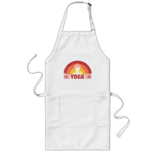 Tablier Long Sunshine Yoga Yogi Lotus Flower