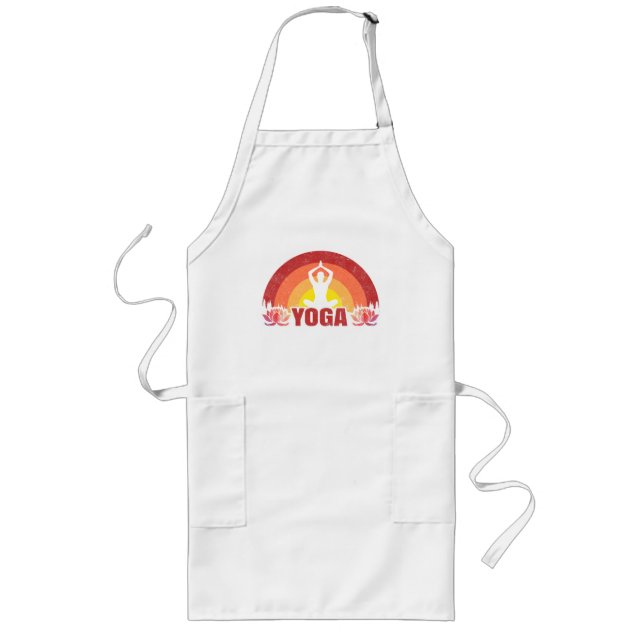 Tablier Long Sunshine Yoga Yogi Lotus Flower (Devant)