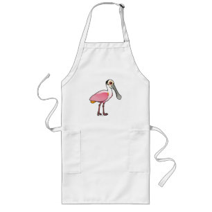 Tablier Long T-Shirt Cute Roseate Spoonbill