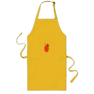 Tablier Long T-shirt d'été, design de jus frais