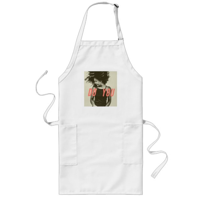 Tablier Long T-shirt graphique "Fais Toi" – Empowerment avec st (Devant)