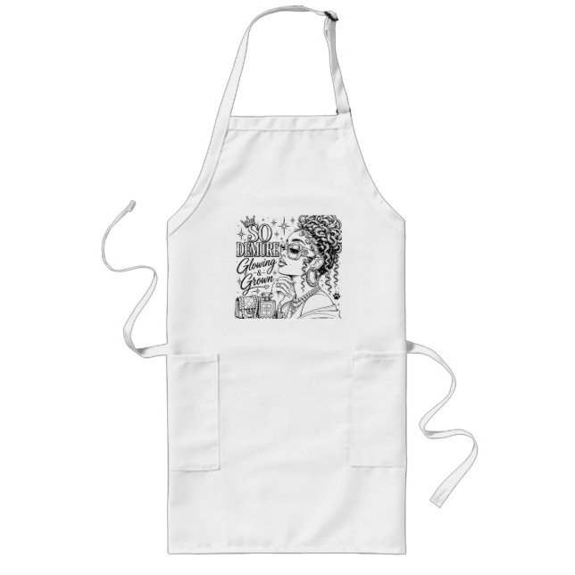 Tablier Long Tabard d'art adulte DIY So Demure™ (Devant)