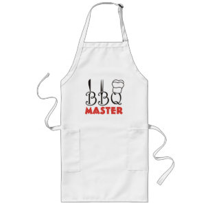 Tablier Long Tableaux maîtres barbecue