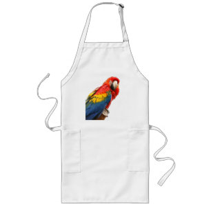 Tablier Long Tablet Macaw Apron