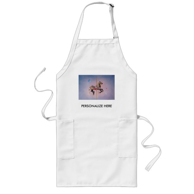 Tablier Long Tabliers, Bibs - Petaluma Carousel Cheval 1 (Devant)