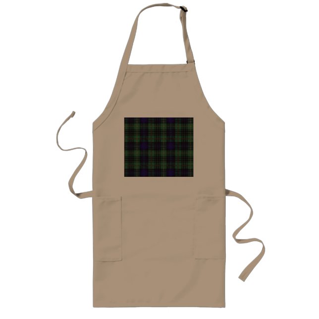 Tablier Long Tartan d'écossais de plaid de chasse de clan de (Devant)