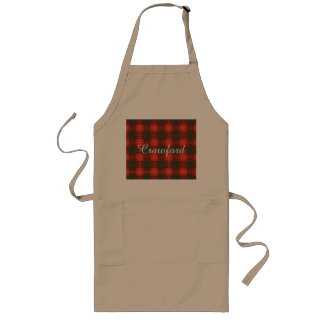 Tablier Long Tartan d'écossais de plaid de clan de Crawford