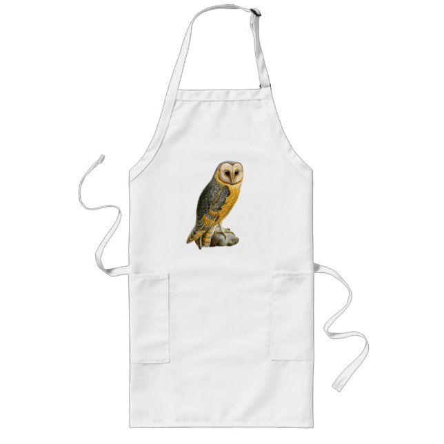 Tablier Long TCWC - Cru de hibou de grange pour le chef (Devant)