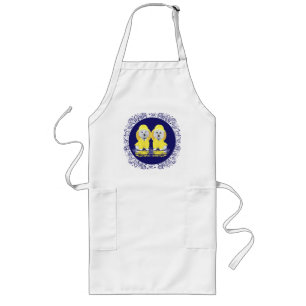 Tablier Long Térriers West Highland White sous la pluie