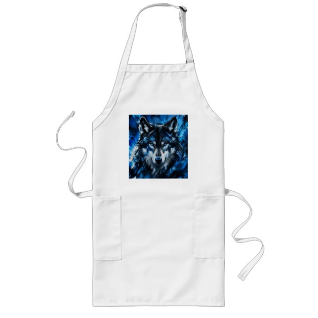 Tablier Long Tête de loup (Devant)