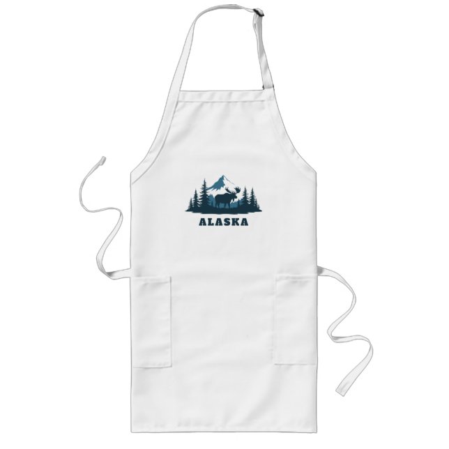 Tablier Long Texte personnalisé ALASKA (Devant)