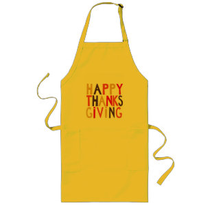 Tablier Long Thanksgiving Long Apron