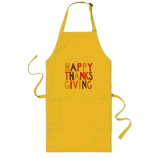 Tablier Long Thanksgiving Long Apron (Devant)
