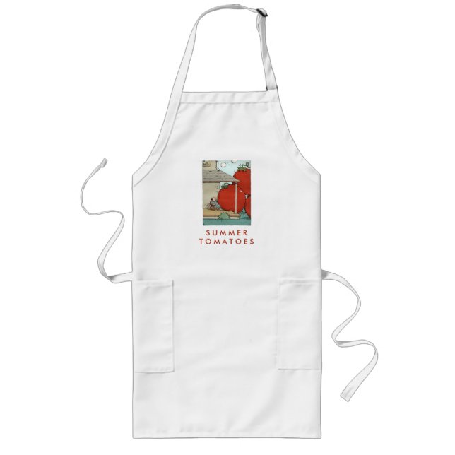 Tablier Long Tomates d'été (Devant)