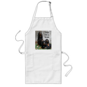 Tablier Long TOSS ME A BONE Gordon Setter Generations Apron