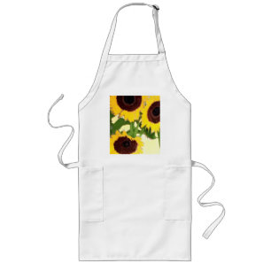 TABLIER LONG TOURNESOLS