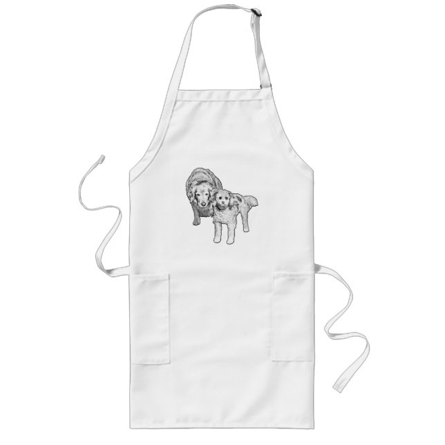 Tablier Long Travail d'équipe, Cuisine Joyeuse (Devant)