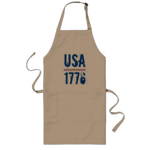 Tablier Long USA 1776 Patriotique