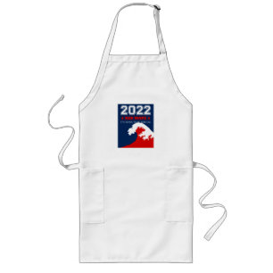 Tablier Long VAGUE ROUGE 2022 Élections de mi-mandat USA