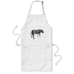 Tablier Long Veilleuse de cuisine, ami drapé