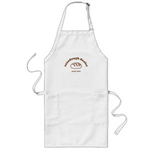 Tablier Long Vendeur de pain au levain drôle personnalisé