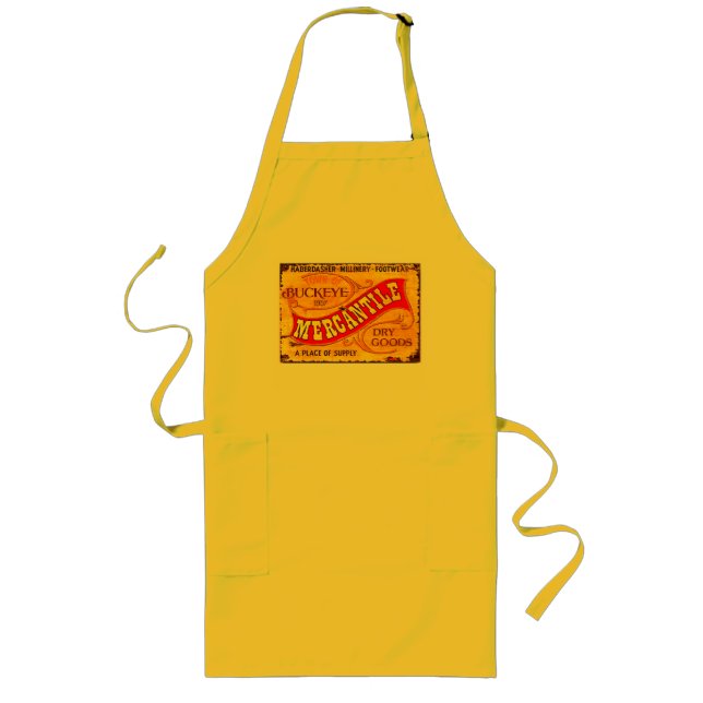 Tablier Long "Vieux Mercantile Vintage" (Devant)