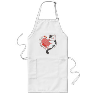 Tablier Long Vous êtes un joli chat pour la Saint-Valentin