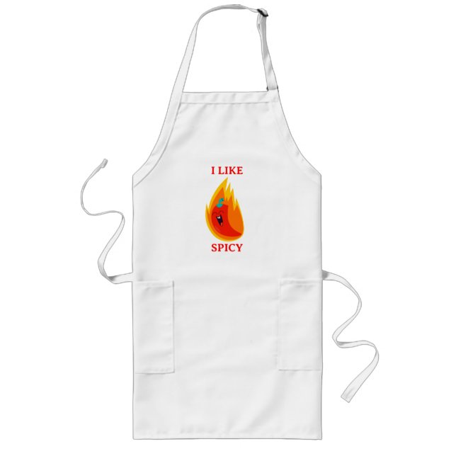 Tablier Long Voyageur, gourmand, drôle, extraverti et design mi (Devant)