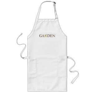 Tablier Long William Morris Floral Garden Moto et cadre