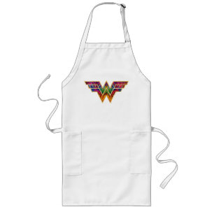 Tablier Long WW84   Logo de Wonder Woman Kaleidoscope