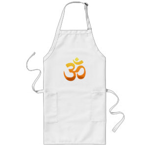 Tablier Long Yoga Om Mantra Symbole Or Soleil Asana Relax