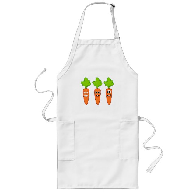 Tablier Long Zanahorias divertidas  (Devant)