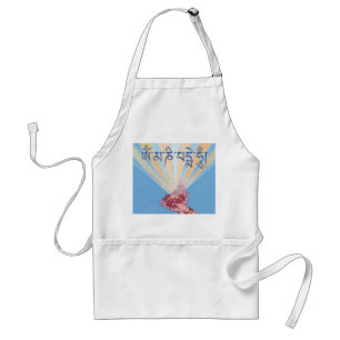 TABLIER Lotus avec le bourdonnement de l'OM Mani