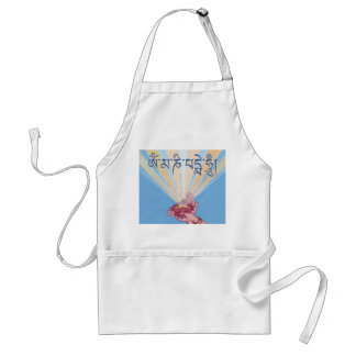 TABLIER Lotus avec le bourdonnement de l'OM Mani