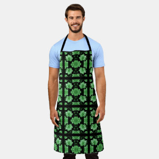 Tablier Lotus Bleu-vert Doux
