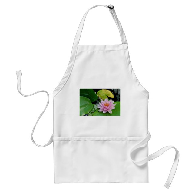 Tablier Lotus rose (Devant)
