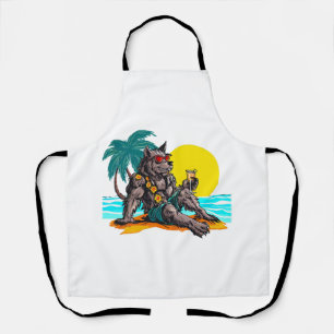 Tablier loup-garou en vacances