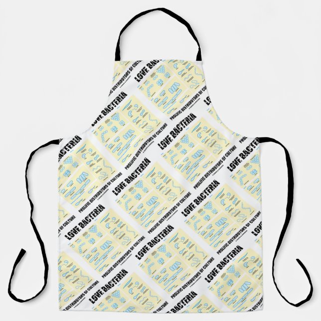 Tablier Love Bactéries Distributeurs Prolifiques De Cultur (Recto)
