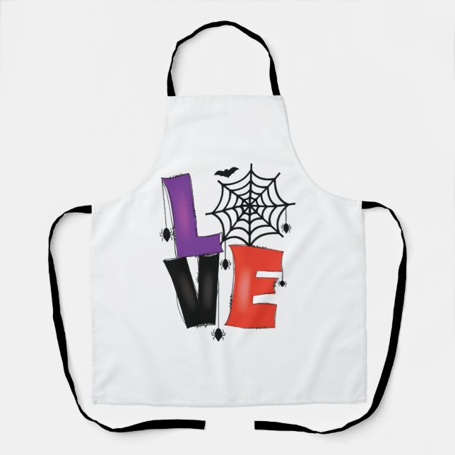 Tablier Love Halloween (Recto)